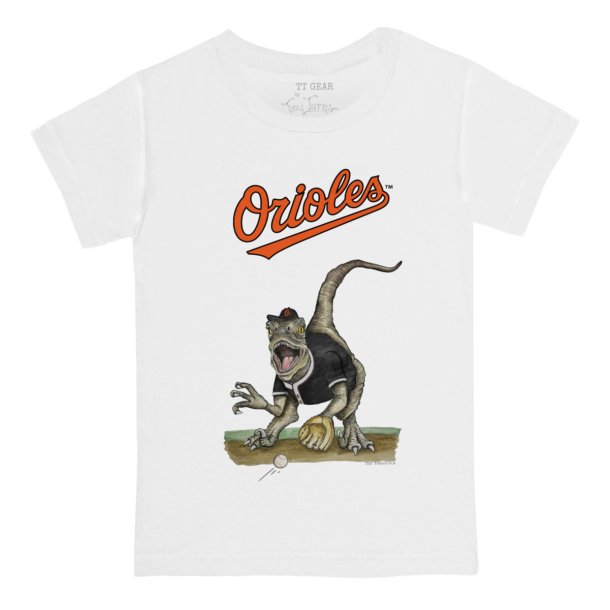 Baltimore Orioles Velociraptor Tee Shirt