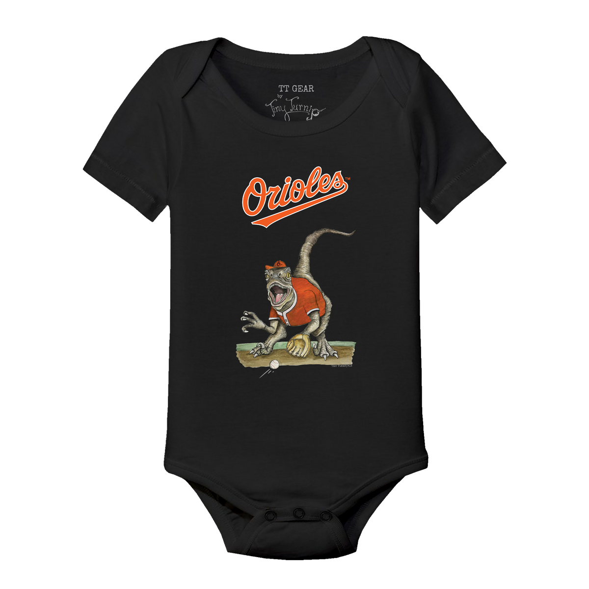 Baltimore Orioles Velociraptor Short Sleeve Snapper