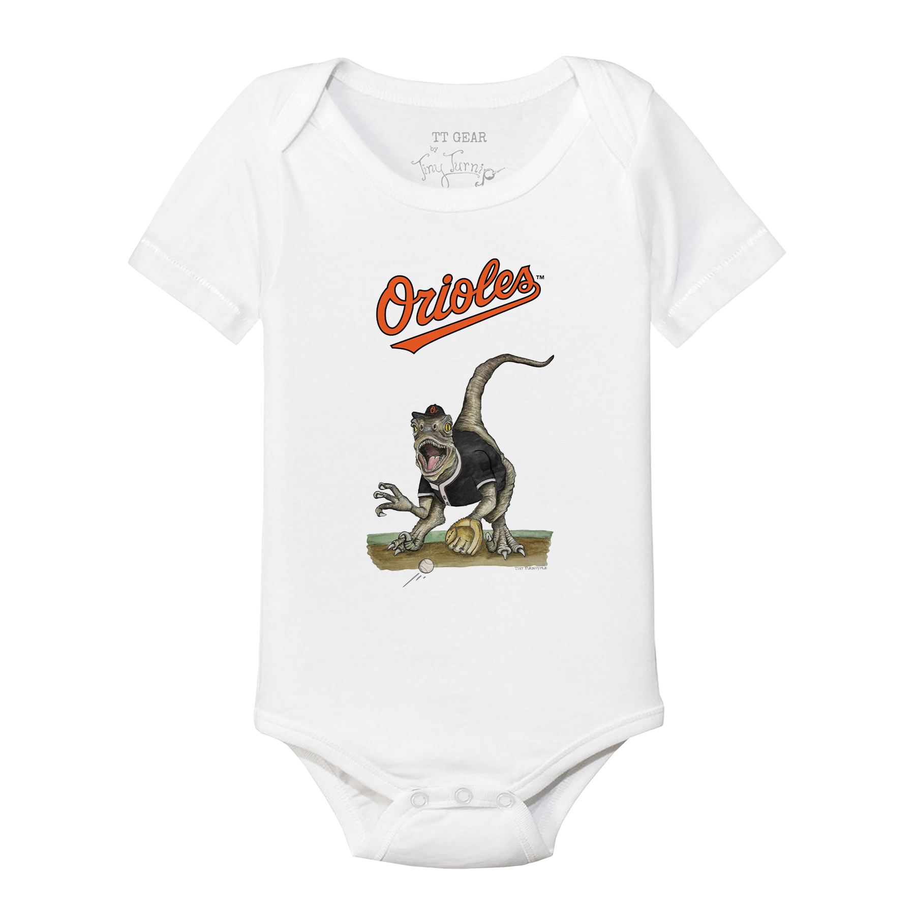 Baltimore Orioles Velociraptor Short Sleeve Snapper