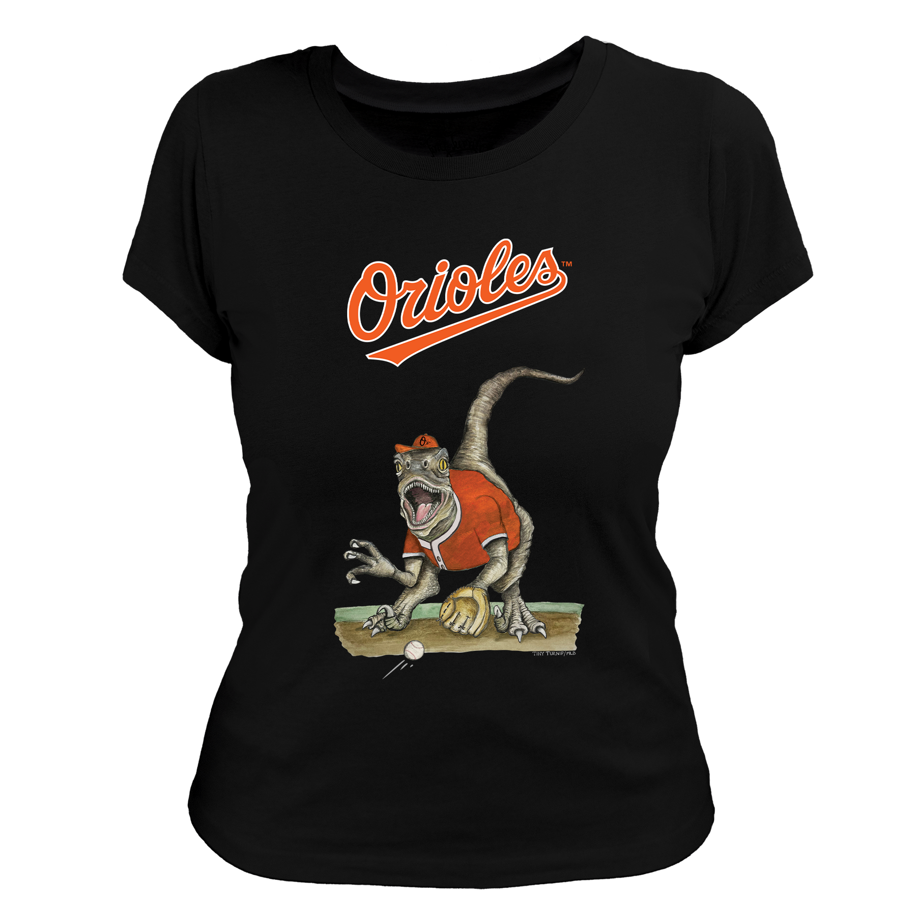 Baltimore Orioles Velociraptor Tee Shirt