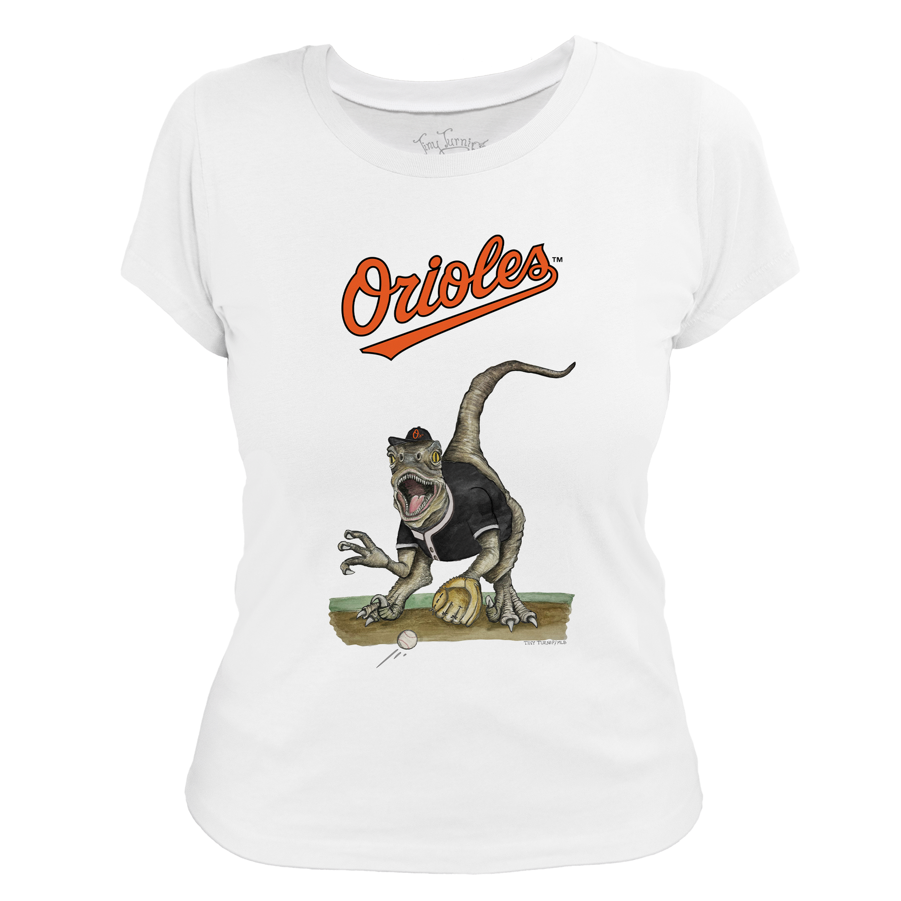 Baltimore Orioles Velociraptor Tee Shirt