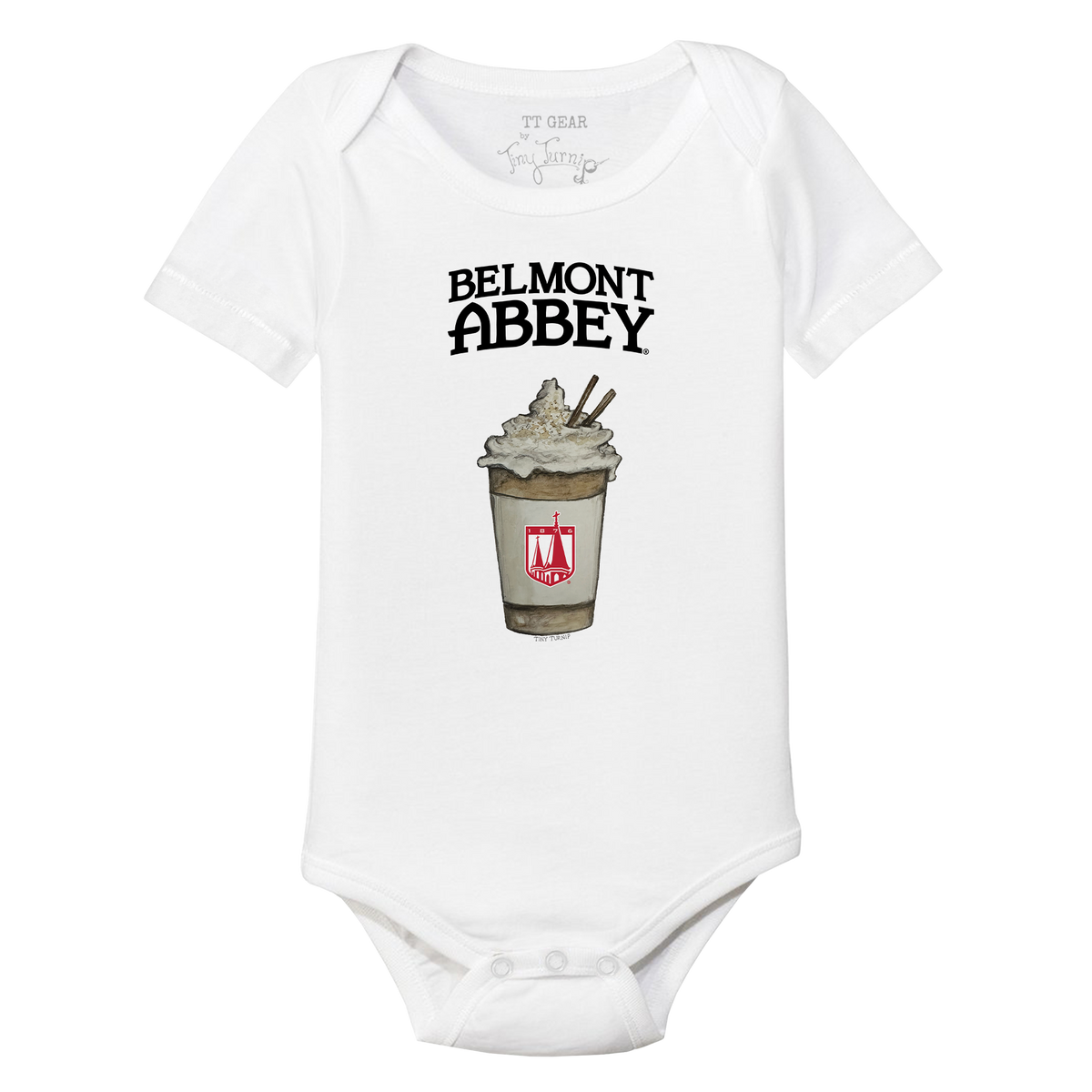 Belmont Abbey Crusaders Latte Short Sleeve Snapper