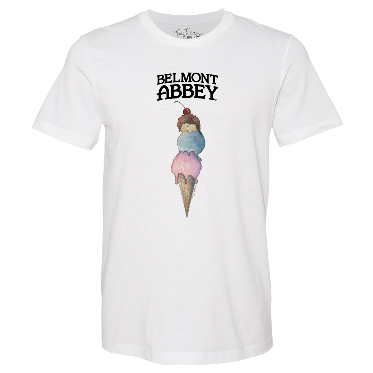 Belmont Abbey Crusaders Triple Scoop Unisex Tee Shirt