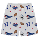 VIP Football: Pennant Collage w/ Name, Number - Boy Shorts - Tiny Turnip