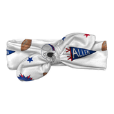 VIP Pennant Collage w/ Name, Number - Headband - Tiny Turnip