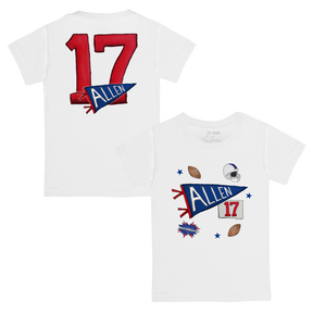 VIP Pennant Collage w/ Name, Number - Kid's Tee Shirt - Tiny Turnip