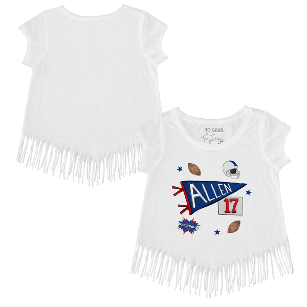 VIP Pennant Collage w/ Name, Number - Fringe Tee - Tiny Turnip