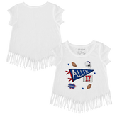 VIP Pennant Collage w/ Name, Number - Fringe Tee - Tiny Turnip