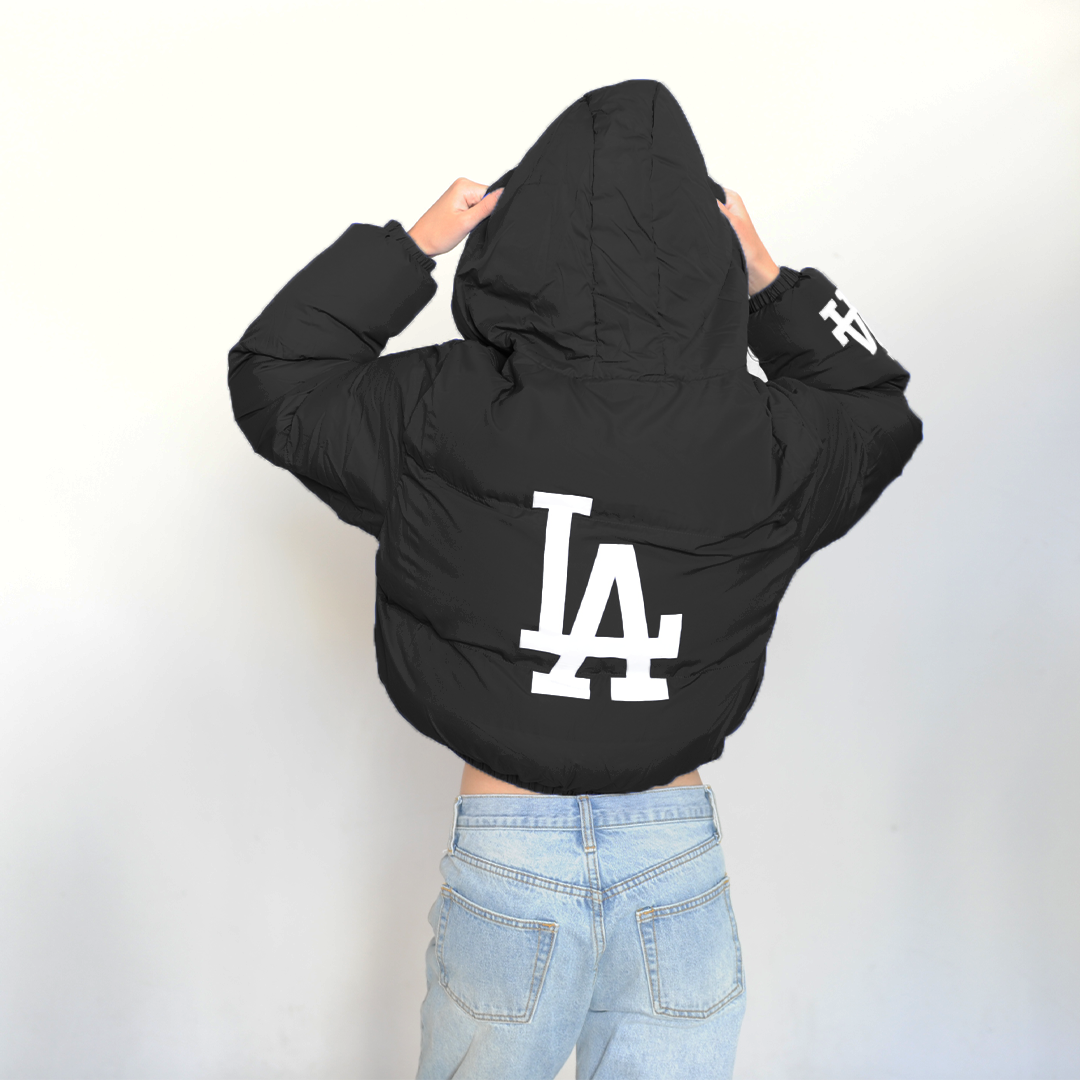 LA Dodgers Chelsea Freeman World Series Champs Puffer Jacket– Tiny LA Dodgers Chelsea Freeman World Series Champs Puffer Jacket– Tiny