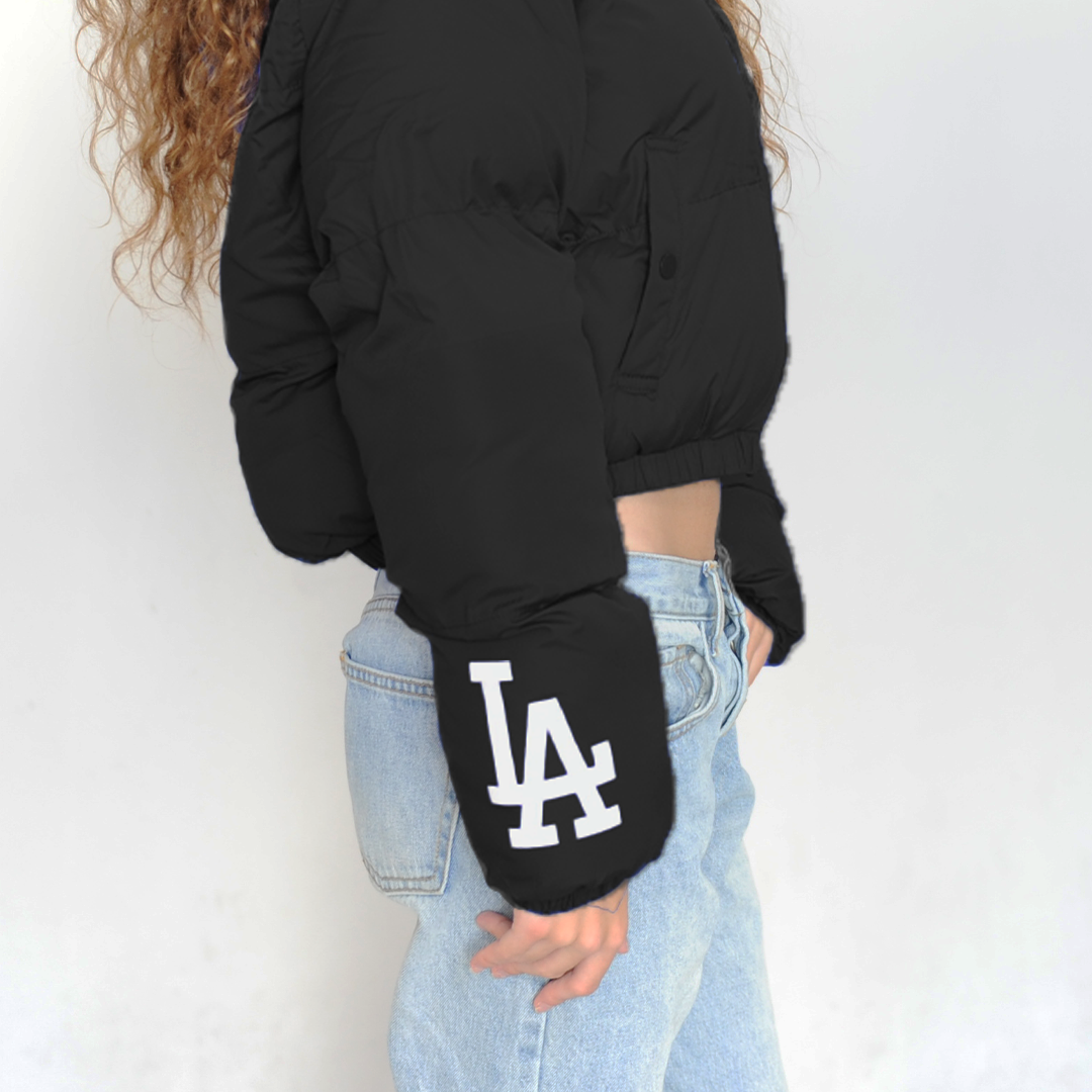 LA Dodgers Chelsea Freeman World Series Champs Puffer Jacket– Tiny LA Dodgers Chelsea Freeman World Series Champs Puffer Jacket– Tiny