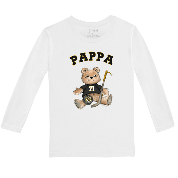 VIP Teddy w/ Name, Number - Long-Sleeve Tee Shirt - Tiny Turnip