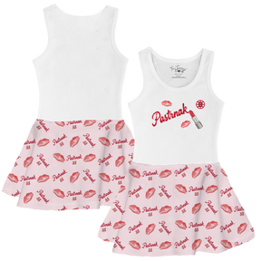 VIP Lipstick w/ Name Number - Tank Swing Dress - Tiny Turnip