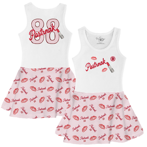 VIP NHL Lipstick w/ Name. Number - Tank Swing Dress - Tiny Turnip