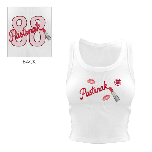VIP NHL Lipstick w/ Name - Crop Tank - Tiny Turnip