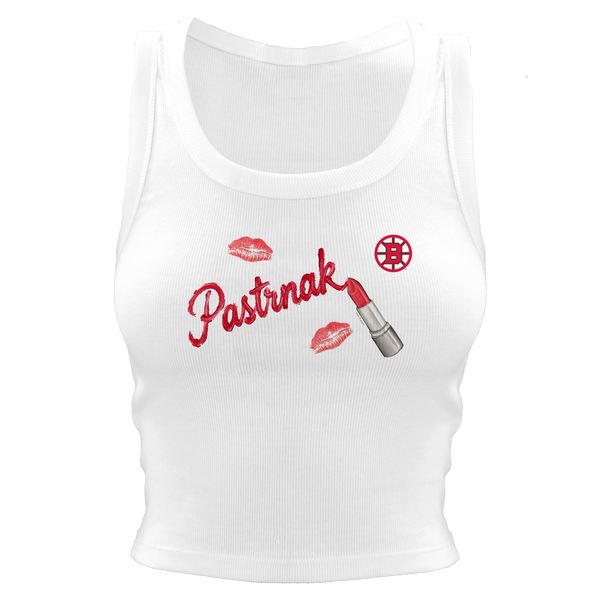 VIP Lipstick w/ Name - Crop Tank - Tiny Turnip
