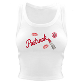 VIP Lipstick w/ Name - Crop Tank - Tiny Turnip