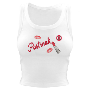 VIP Lipstick w/ Name - Crop Tank - Tiny Turnip