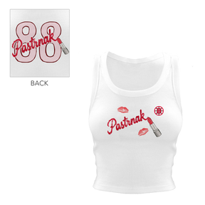 VIP NHL Lipstick w/ Name - Crop Tank - Tiny Turnip