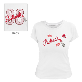 VIP NHL Lipstick w/ Name - Women's Tee Shirt - Tiny Turnip