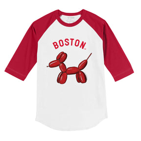 Boston Red Sox Balloon Dog 3/4 Red Sleeve Raglan