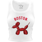 Boston Red Sox Balloon Dog Crop Tank