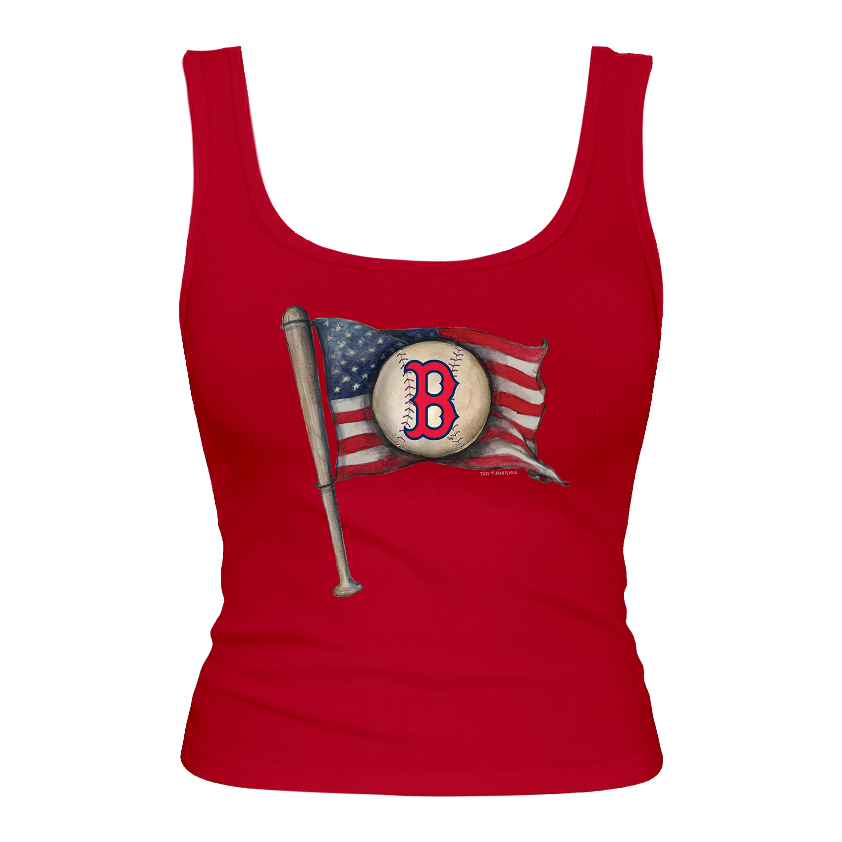 Boston Red Sox Baseball Flag Emmy Tank