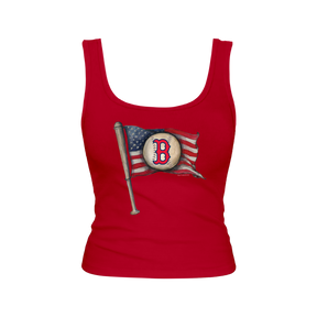 Boston Red Sox Baseball Flag Emmy Tank