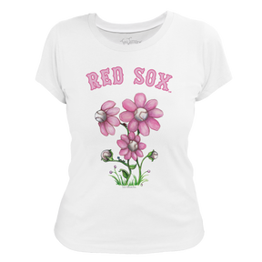 Boston Red Sox Blooming Baseballs Tee Shirt