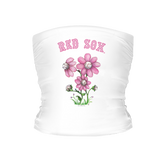 Boston Red Sox Blooming Baseball Tube Top - Tiny Turnip