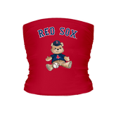 Boston Red Sox Teddy Tube Top - Tiny Turnip