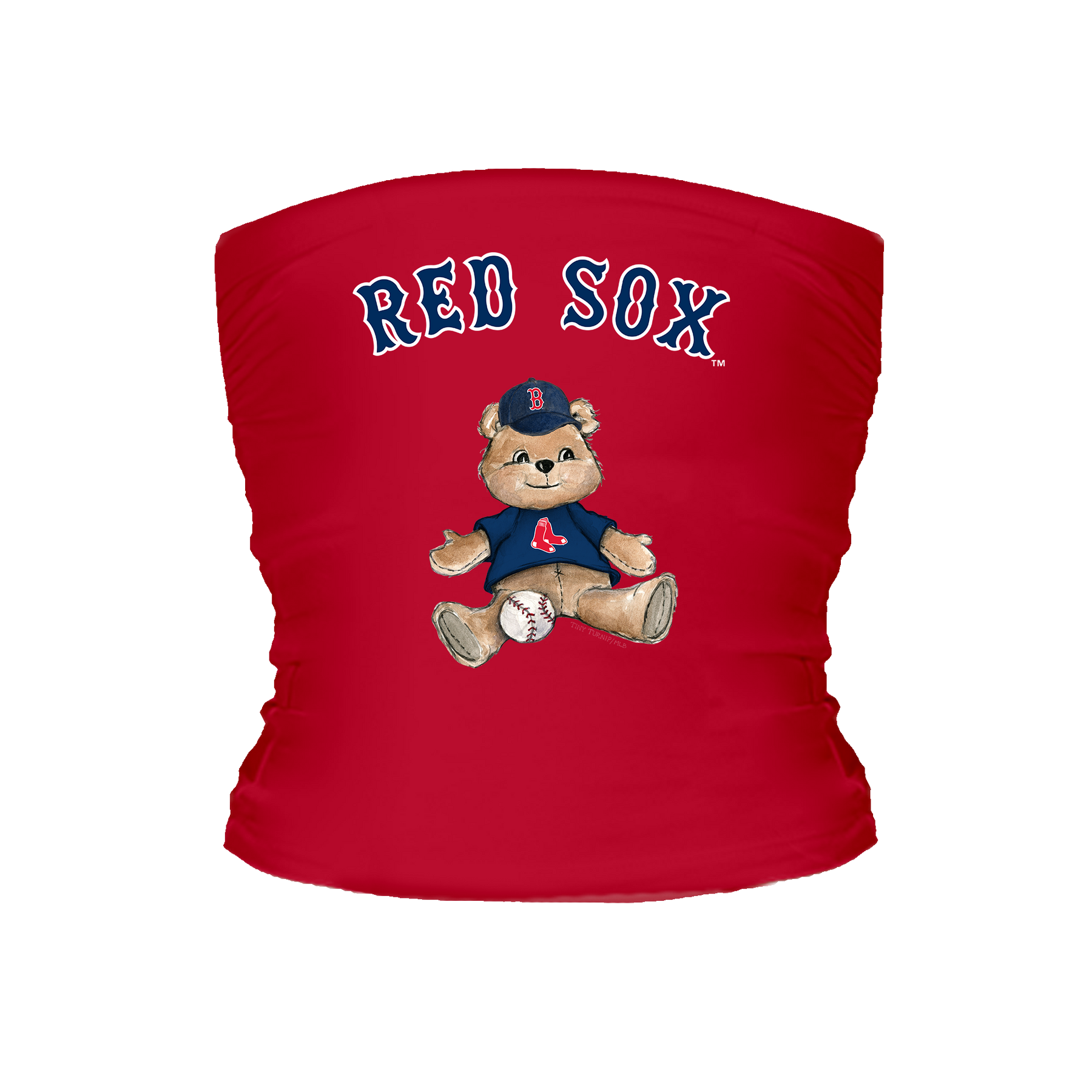 Boston Red Sox Teddy Tube Top - Tiny Turnip