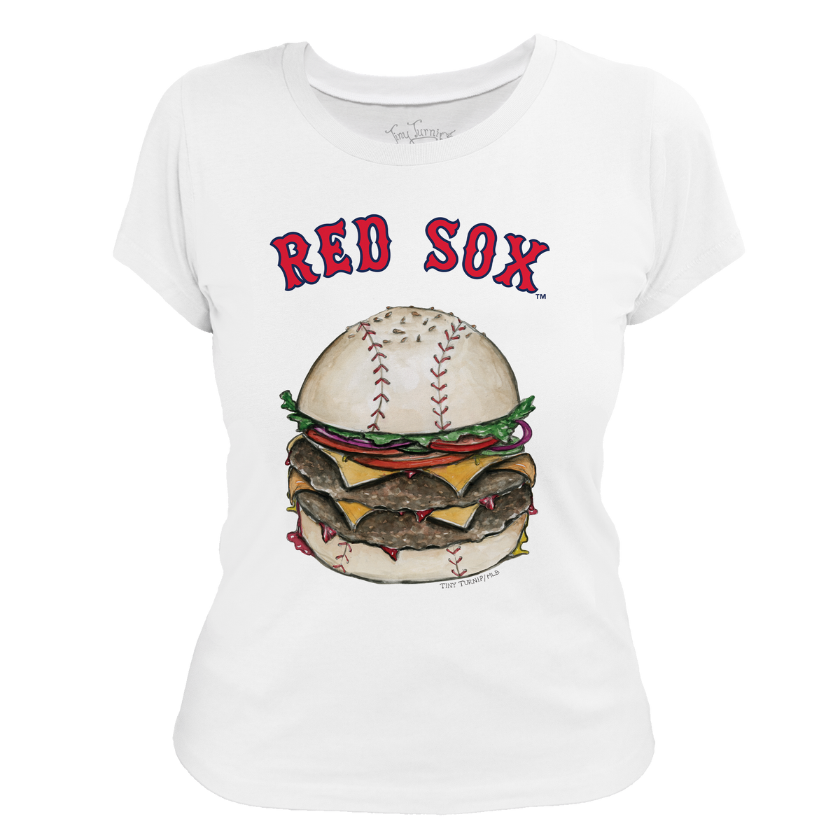 Boston Red Sox Burger Tee Shirt