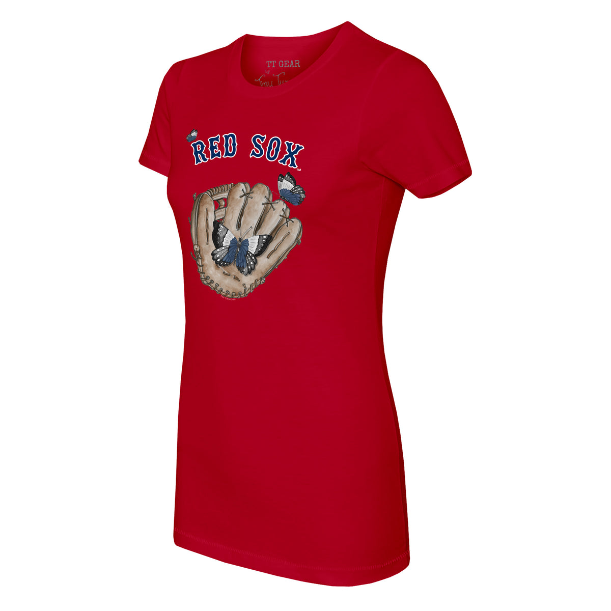 Boston Red Sox Butterfly Glove Tee Shirt