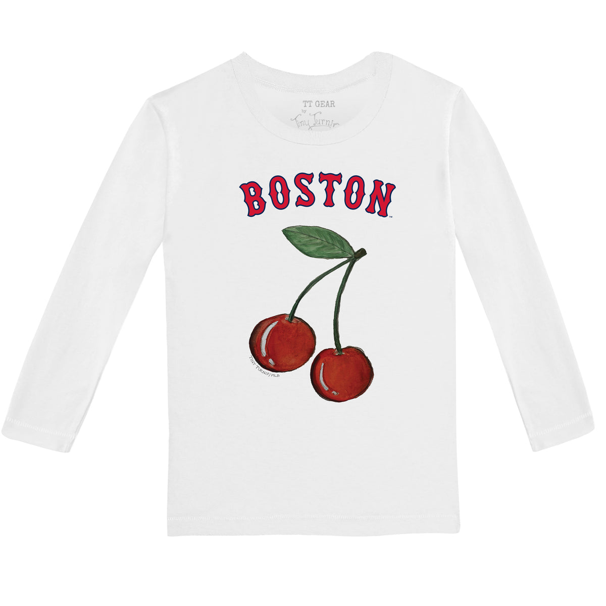 Boston Red Sox Cherries Long-Sleeve Tee Shirt