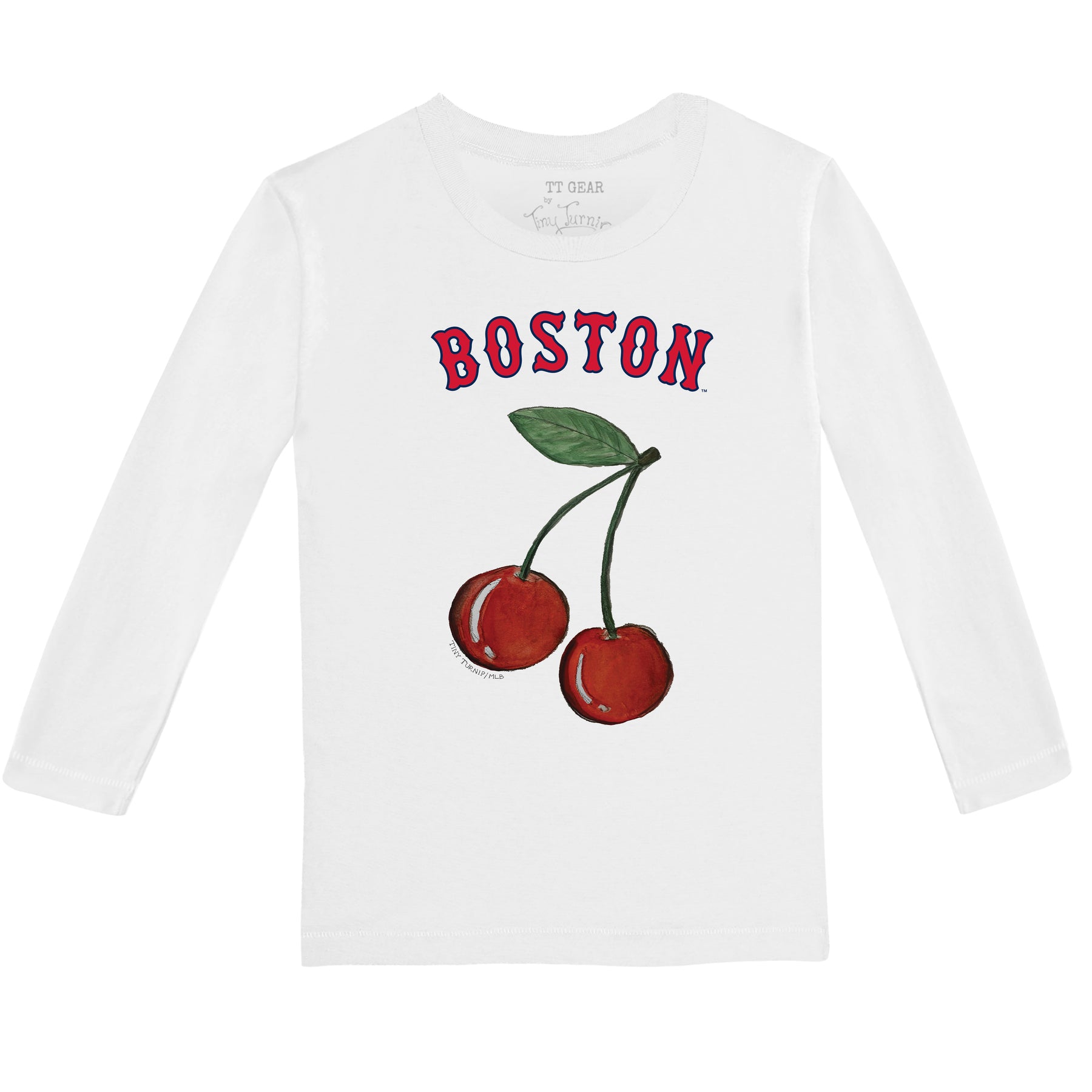 Boston Red Sox Cherries Long-Sleeve Tee Shirt