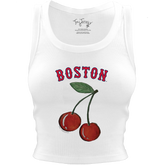 Boston Red Sox Cherry Crop Tank
