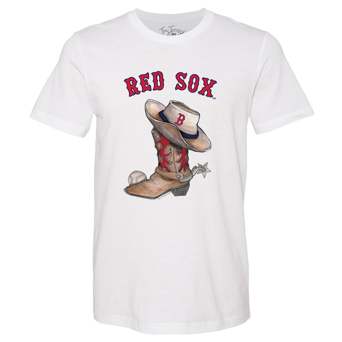 Boston Red Sox Cowboy Boot Unisex Tee Shirt