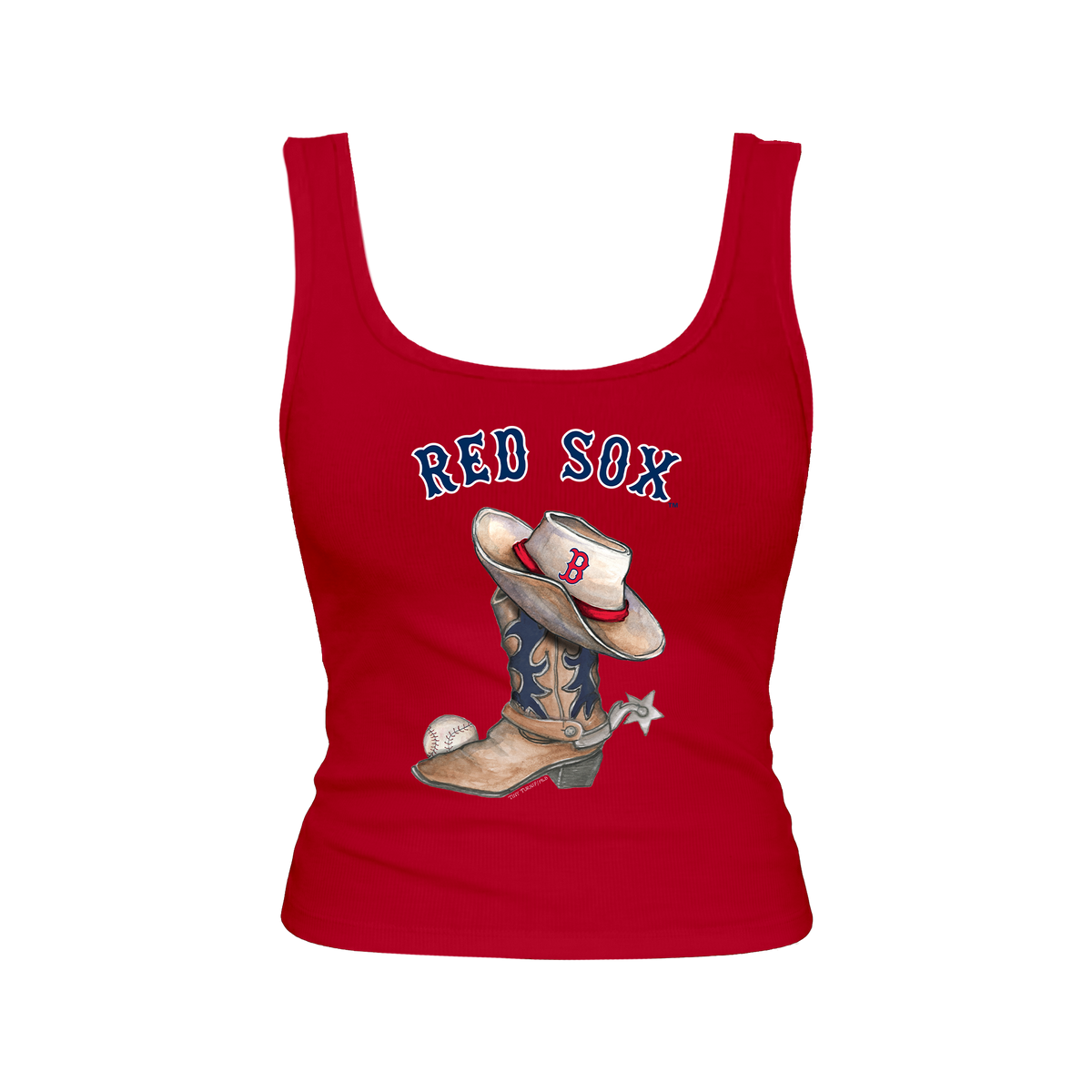 Boston Red Sox Cowboy Boot Emmy Tank