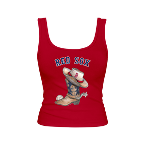 Boston Red Sox Cowboy Boot Emmy Tank