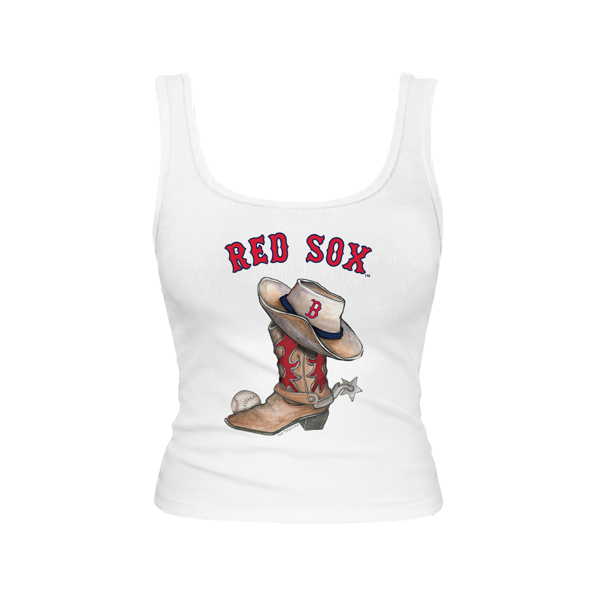 Boston Red Sox Cowboy Boot Emmy Tank