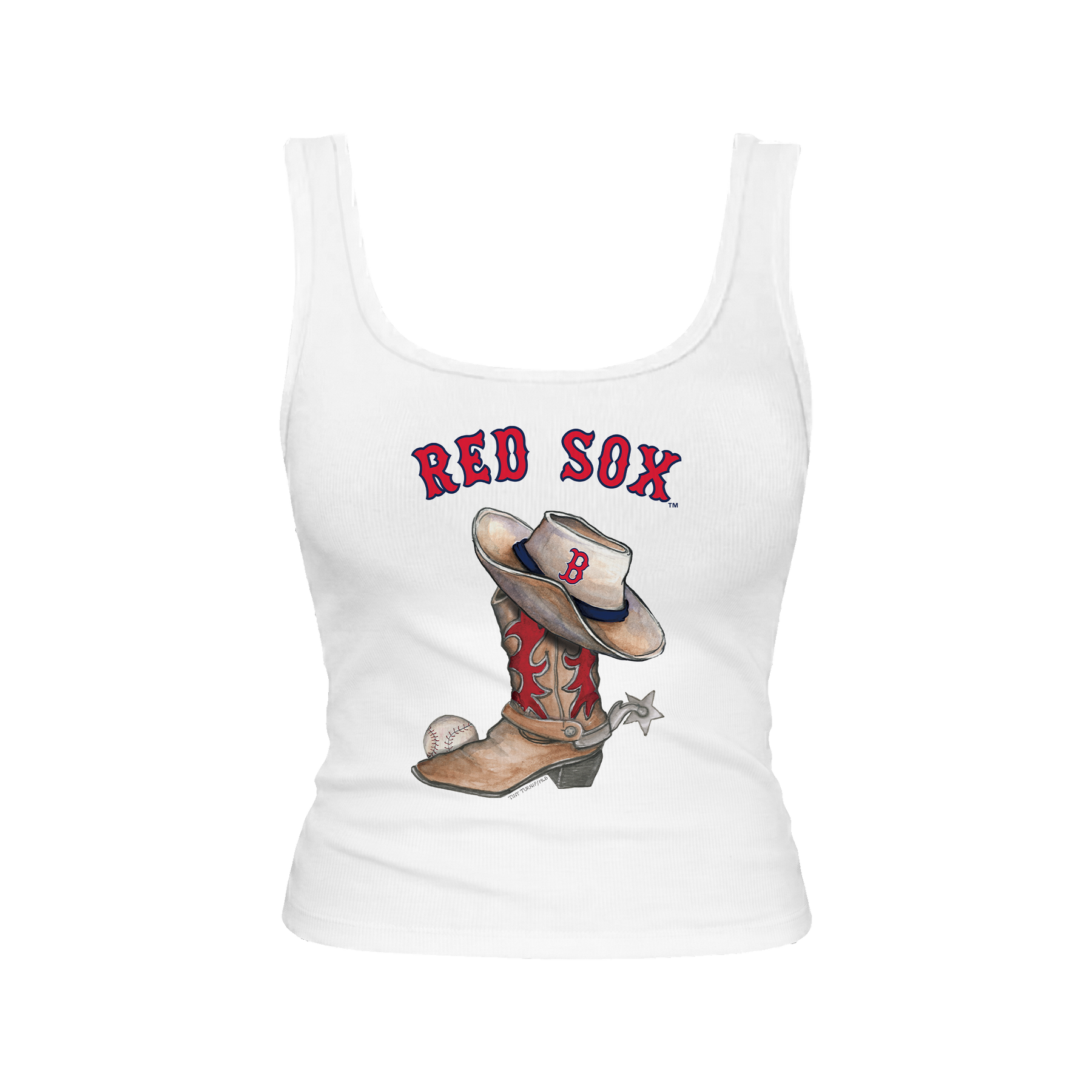 Boston Red Sox Cowboy Boot Emmy Tank