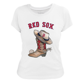 Boston Red Sox Cowboy Boot Women's Tee Shirt