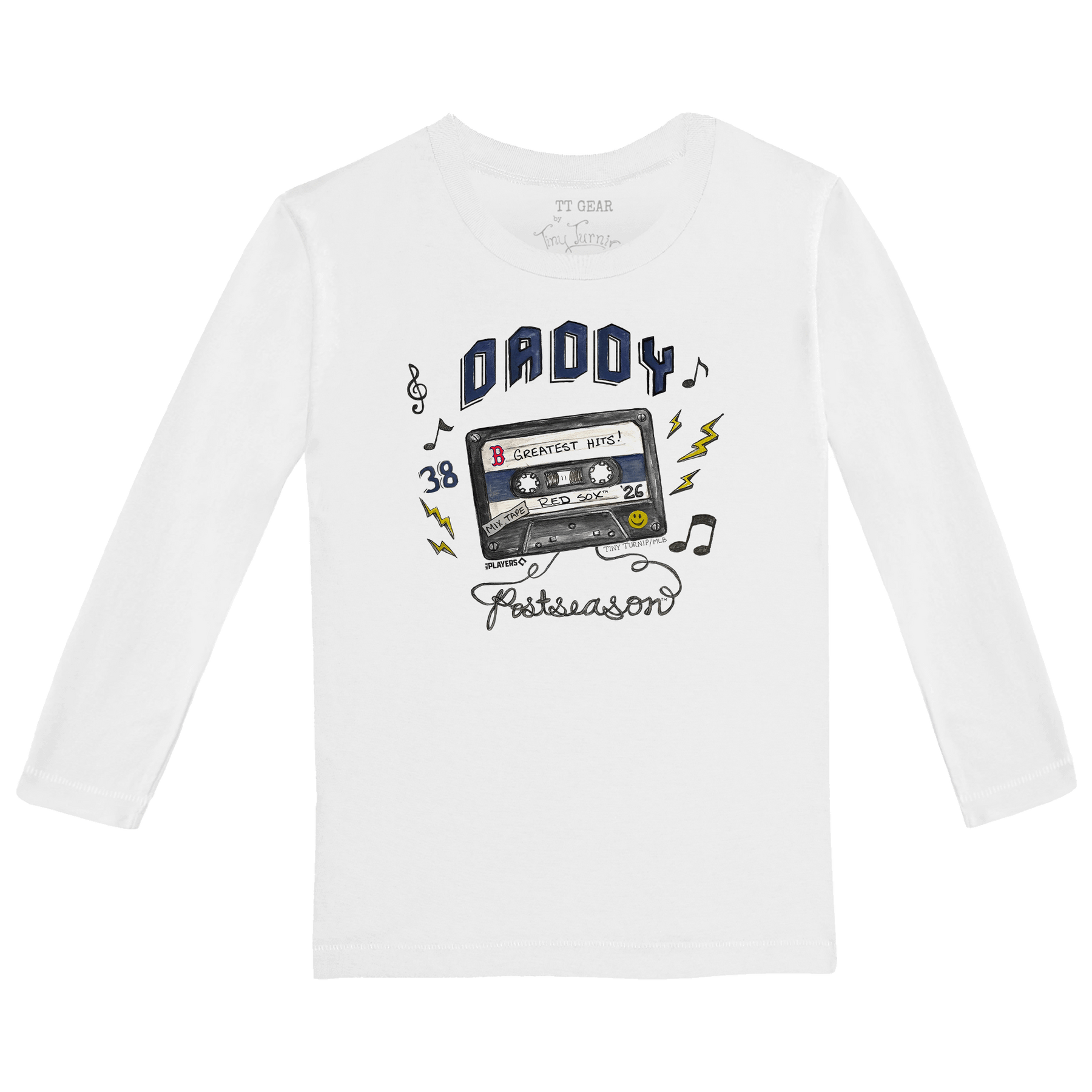 VIP Boston Red Sox Postseason '26 Kid's Long-Sleeve Tee Shirt - Tiny Turnip