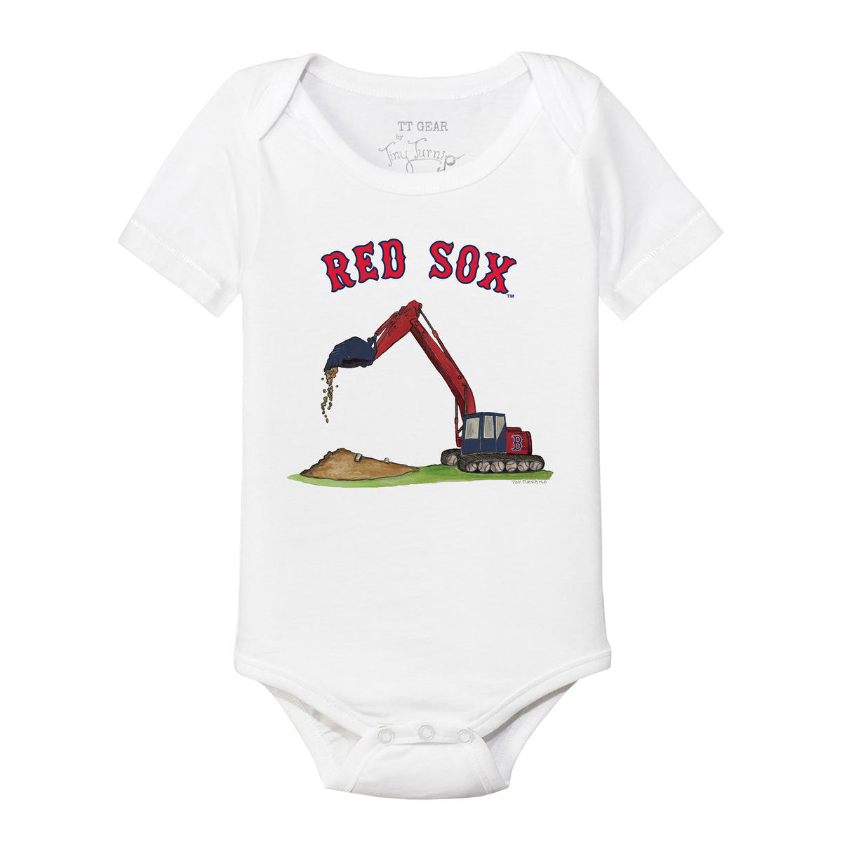 Boston Red Sox Excavator Short Sleeve Snapper