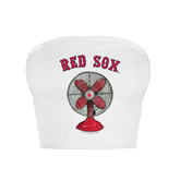Boston Red Sox Fan Crop Tube Top