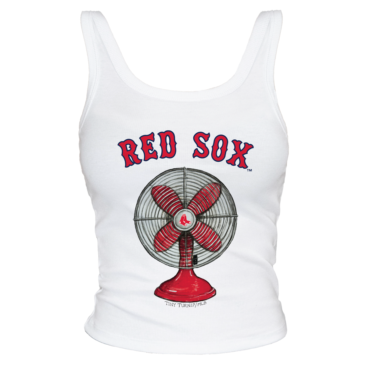 Boston Red Sox Fan Crop Tank - Tiny Turnip