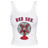 Boston Red Sox Fan Crop Tank - Tiny Turnip