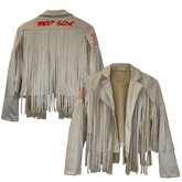 Boston Red Sox Farrah Fringe Jacket - Tiny Turnip