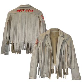 Boston Red Sox Farrah Fringe Jacket --(ships after 8/11)