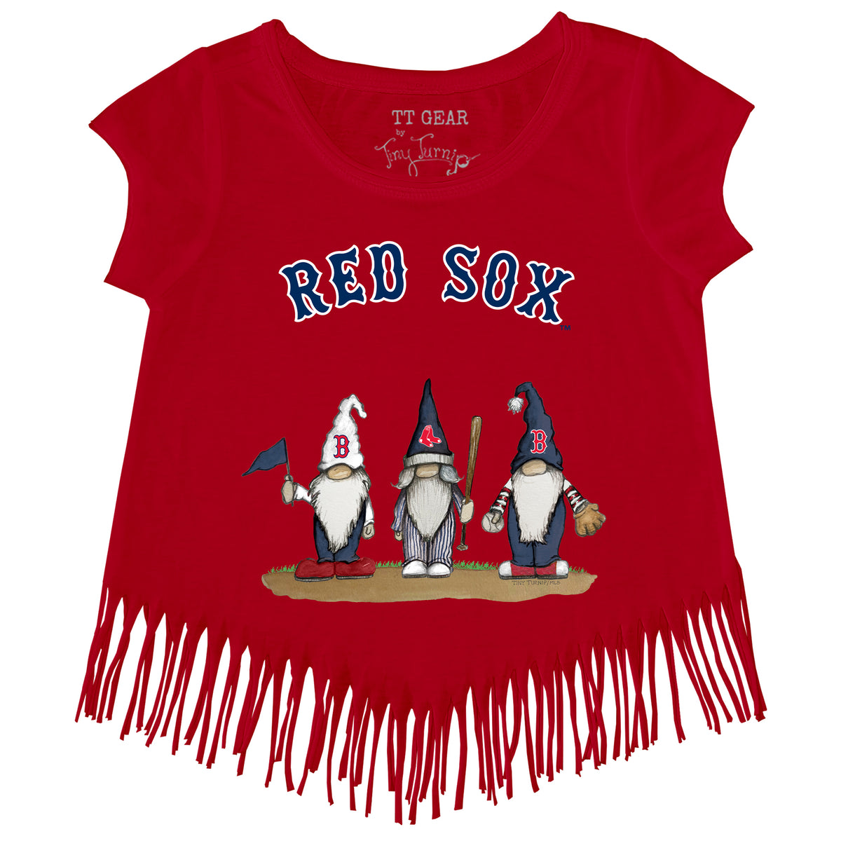 Boston Red Sox Gnomes Fringe Tee